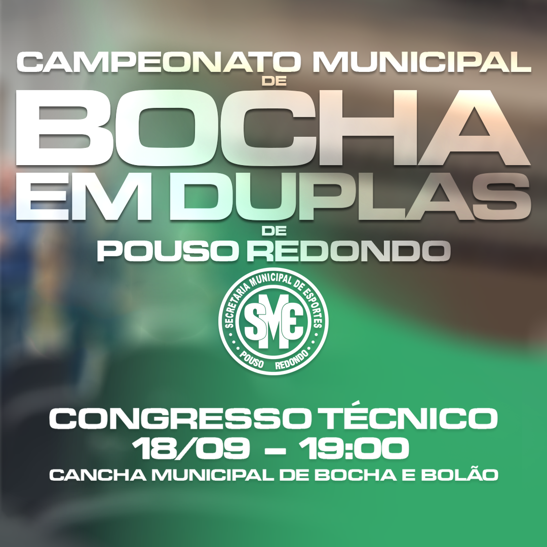 Abertura Oficial do Campeonato Municipal de Bocha 2017 - Lagoa dos Três  Cantos - Prefeitura Municipal